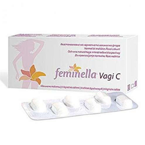 FEMINELLA Vagi C, 6 vaginálních tablet